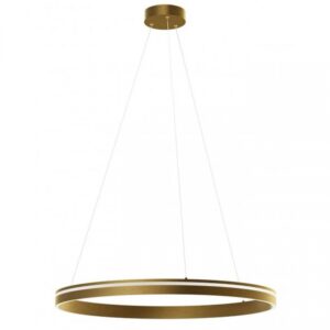 Suspensie Smarter Valdis, auriu mat, LED CCT, 57W, 3107 lumeni, 3000K/4000K, D.79 cm, 01-3781