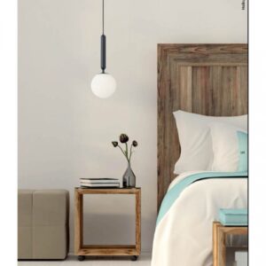 Suspensie Smarter Haiku, negru mat, 1XE14, D.15 cm, 01-3131