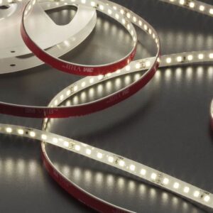 Bandă led flexibilă XRibo IP66 pentru exterior sau baie 24V, 12W/metru, rola 5m lumina neutră 4000K, Arelux RB212866NW