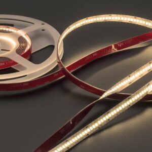 Banda LED flexibilă XRibo IP66 Exterior-Baie 22W 24V DC 240 LED/M 3000K lumina caldă, Arelux RB224066WW