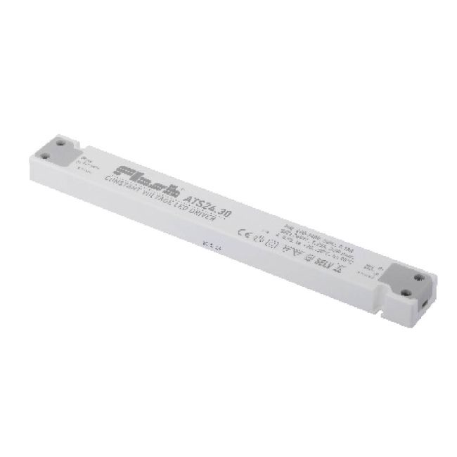 Alimentator la tensiune constantă, 24V, 30W, formă slim, pentru circuite cu LED-uri, montaj în interior, IP20, ATS24.30