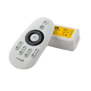 Sistem de control al nivelului de iluminare cu telecomanda multifunctionala in radio frecventa DIMMER 4Z 12/12A, Arelux CTR114