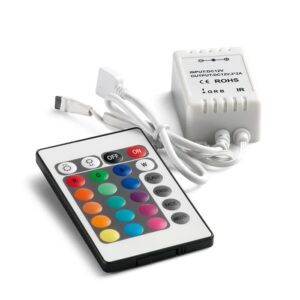 Controler banda LED RGB + telecomanda CTR001