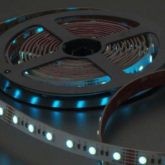 Bandă flexibilă cu LED-uri, XStrip RGB+WW IP20 24V, 14,4W/metru, rola 5m, ST56020RGB+WW