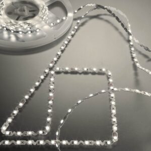 Bandă flexibilă cu LED-uri, XRibo ZigZag IP65 24V, 14,4W/metru, rola 5m, 4000K, lumina neutră , RB27265ZNW