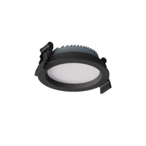 Spot incastrat Arelux XEvo, aluminiu, negru, CCT, LED, 8W, 1210 lumeni, 3000-4000-6000K, EVR01CCT SBK