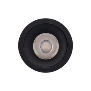 Spot LED incastrat PT 09, 6W, lumina calda, 3000K, negru mat, 70448