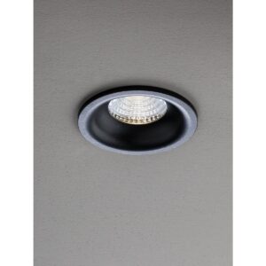 Spot LED incastrat MT 144, 10W, lumina caldă , 3000K, 926 lm, negru mat, 70389
