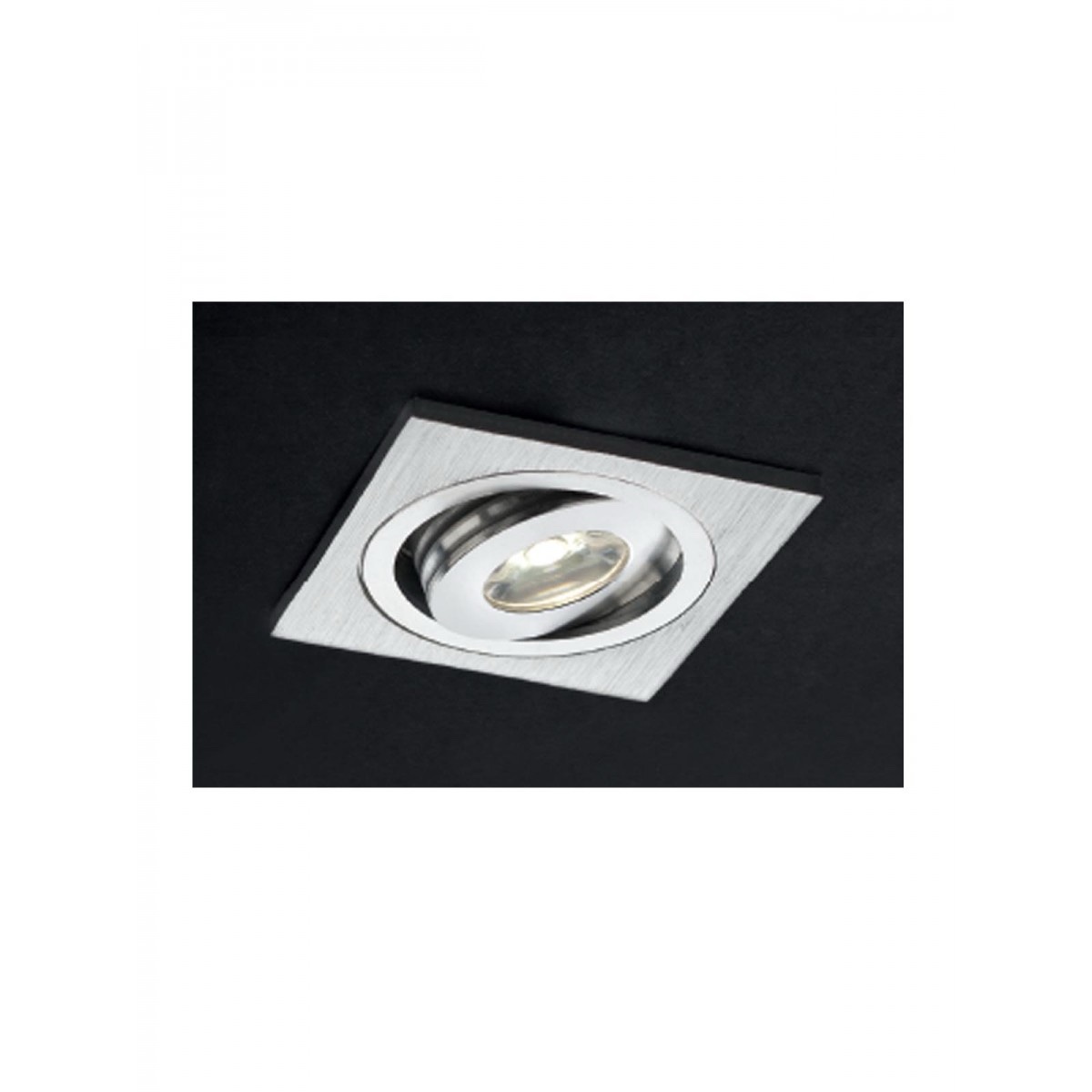 Spot LED incastrat MT 120, 1W, lumina neutra, orientabil, aluminiu, 70327