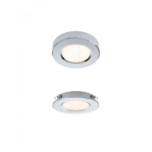 Spot LED incastrat / aparent MT 142, 3W, lumina neutra, cromat, 70369