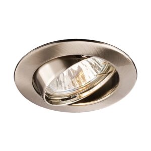 Spot incastrat ELC 229B, GU10, orientabil, nichel mat, 70081
