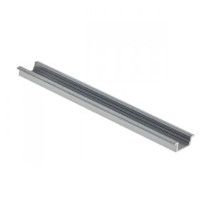 Profil pentru benzi LED, aluminiu anodizat, incastrat, L. 200 cm, PRF005/200SET