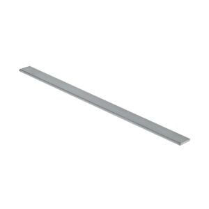 Profil din aluminiu extrudat și anodizat, plat, cu montaj aparent, pentru instalarea și răcirea benzilor flexibile cu LED-uri, lungime 2 metri, Arelux, PRF002/200