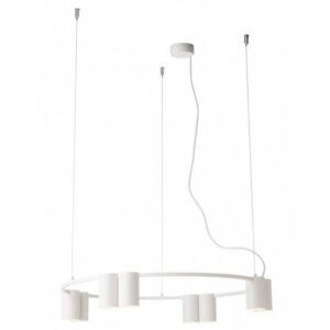 Suspensie Smarter Modi, alb, 8XGU10, D.64 cm, 01-3520