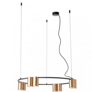 Suspensie Smarter Modi, negru/aur mat, 8XGU10, D.64 cm, 01-3521