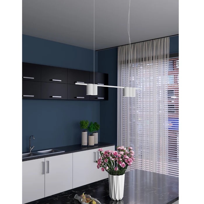 Suspensie Smarter Modi, alb, 5XGU10, L.100 cm, 01-3514