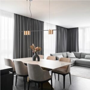 Suspensie Smarter Modi, auriu/negru, 5XGU10, L.100 cm, 01-3515