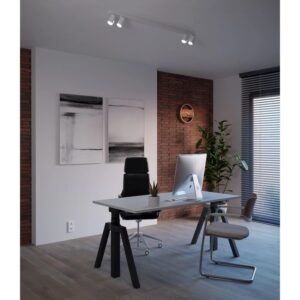 Plafoniera Smarter Modi, alb, 4XGU10, L.118 cm, 01-3508