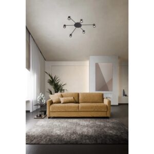 Lustra Smarter Noa, negru mat, 6XGU10, L.74 cm, 01-4052