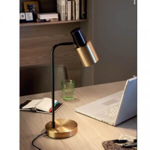 Veioza Smarter Aurum, negru/alama, 1XE27, H.47 cm, 01-3081