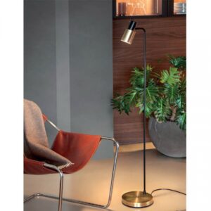 Lampadar Smarter Aurum, negru/alama, 1XE27, H.144 cm, 01-3082
