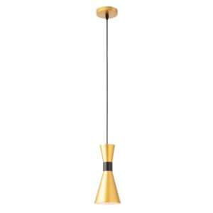 Suspensie Smarter Kilt, auriu mat, 1XE27, D.12 cm, 01-2710
