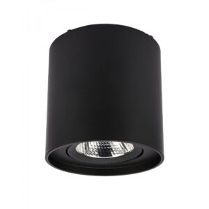 Spot LED aparent PC 01 70436, 10W, lumina calda, orientabil, negru mat