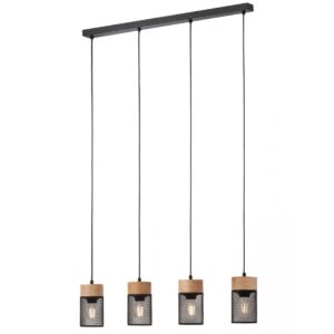Lustra Smarter Stem, lemn natur, 4XE27, L.72 cm, 01-3143