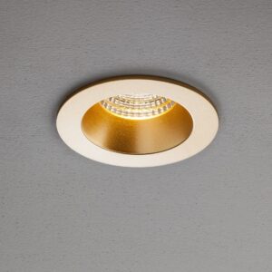 Spot LED incastrat MT 144, 10W, lumina calda, 3000K, 936 lm, auriu mat, 70388