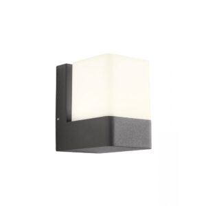Aplica exterior Tok, gri inchis, LED, 9W, 675 lumeni, alb cald 3000K, IP44, 90489