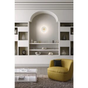 Aplica Smarter Reef, aur mat, LED, 6W, 360 lumeni, alb cald 3000K, D. 25 cm, 05-969