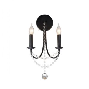 Aplica Smarter Aphrodite, negru mat, 2XE14, 02-993