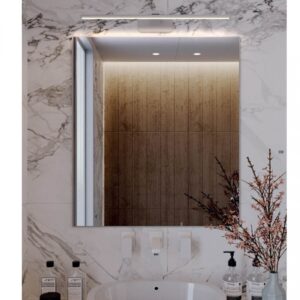 Aplica Smarter Steam, alb mat, LED, 12W, 957 lumeni, alb neutru 4000K, IP20, L.60 cm, 01-3085
