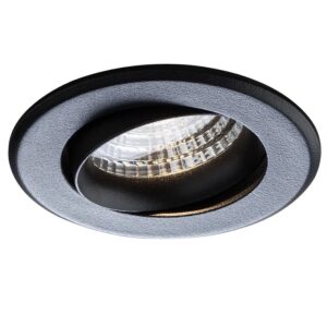 Spot LED incastrat MT 145, 9W, lumina calda, 3000K, negru mat, 70391