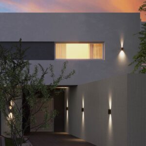 Aplica exterior Sonny, gri inchis, LED CCT, 10W, 706 lumeni, 2200K/3000K/4000K, IP54, 90636