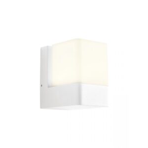 Aplica exterior Tok, alb mat, LED, 9W, 675 lumeni, alb cald 3000K, IP44, 90488