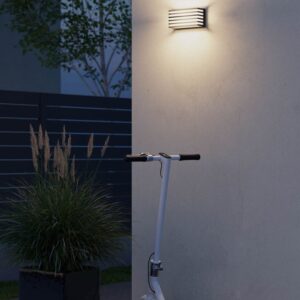 Aplica exterior Blaze, gri inchis, LED, 12W, 675 lumeni, alb cald 3000K, IP54, 90639