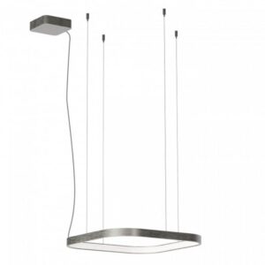 Suspensie Redo Orion, foggy nickel, LED CCT, 40W, 2609 lumeni, 2700K/3000K/4000K, L.50 cm, 01-3892