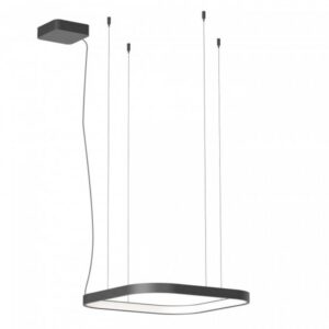 Suspensie Redo Orion, negru mat, LED CCT, 40W, 2609 lumeni, 2700K/3000K/4000K, L.50 cm, 01-3893