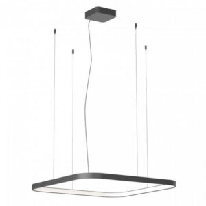Suspensie Redo Orion, negru mat, LED CCT, 58W, 3784 lumeni, 2700K/3000K/4000K, L.75 cm, 01-3897