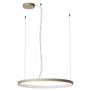 Suspensie Redo Orion Round,silver coffee, LED CCT, 58W, 3937 lumeni, 2700K/3000K/4000K, D.75 cm, 01-3871