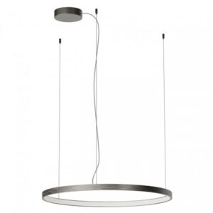 Suspensie Redo Orion Round,foggy nickel , LED CCT, 58W, 3937 lumeni, 2700K/3000K/4000K, D.75 cm, 01-3872