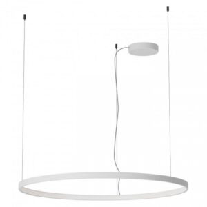 Suspensie Redo Orion Round, alb mat, LED CCT, 75W, 5544 lumeni, 2700K/3000K/4000K, D.100 cm, 01-3874