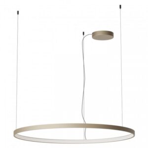 Suspensie Redo Orion Round, silver coffee, LED CCT, 75W, 5544 lumeni, 2700K/3000K/4000K, D.100 cm, 01-3875
