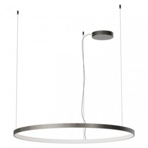 Suspensie Redo Orion Round, foggy nickel, LED CCT, 75W, 5544 lumeni, 2700K/3000K/4000K, D.100 cm, 01-3876