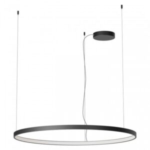 Suspensie Redo Orion Round, negru mat, LED CCT, 75W, 5544 lumeni, 2700K/3000K/4000K, D.100 cm, 01-3877