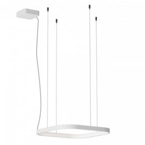 Suspensie Redo Orion, alb mat, LED CCT, 40W, 2609 lumeni, 2700K/3000K/4000K, L.50 cm, 01-3890