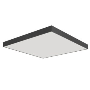 Corp de iluminat suspendat sau aparent XPill Square, negru, LED, 80W, 80cm, 3000K, 12300 Lm, Arelux, PXQU04WW SBK