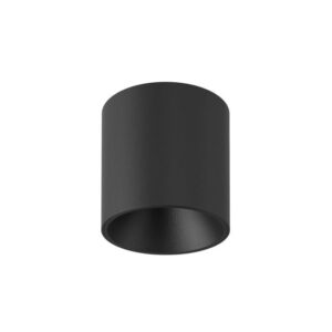 Plafoniera Arelux XPilar, aluminiu, negru , LED, 15W, 1900 lumeni, alb cald 3000K, IP40, D.91mm, PLR02WW SBK/SBK