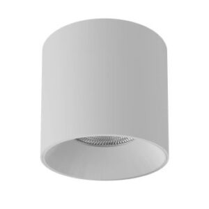 Plafoniera Arelux XPilar, aluminiu, alb, LED, 30W, 3840 lumeni, alb cald 3000K, IP40, D.14.5cm, PLR04WW SWH/SWH